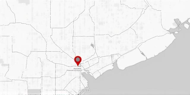 Map of Erie Pennsylvania area