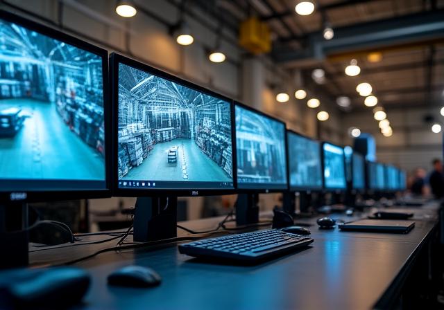 Warehouse security control station